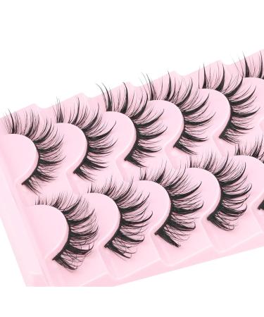 Shop Geeneiya Manga Lashes - Natural Look 3D Spiky Thick False Eyelashes for Anime Cosplay & Korean Makeup | International Shipping - Buy Online on GoSupps.com
