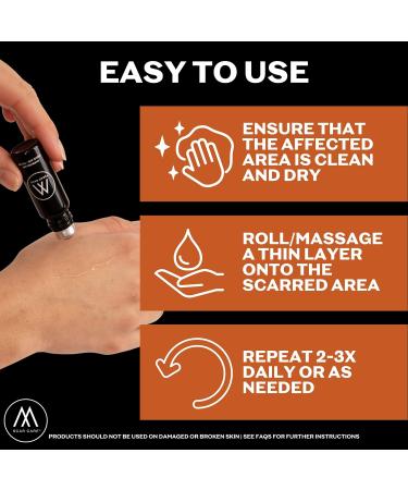 Motivo Scar Care Roller Serum - 10ml | Silicone Scar Gel for Surgical, Trauma, Burns & Acne Scars | On-The-Go Scar Removal Cream for Kids & Adults - Buy Online on GoSupps.com