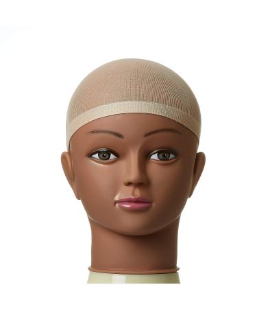 200PCS Bulk Box Red Stocking Wig Caps - Long Lasting & Lightweight | Breathable & Comfortable (Beige) - Buy Online on GoSupps.com