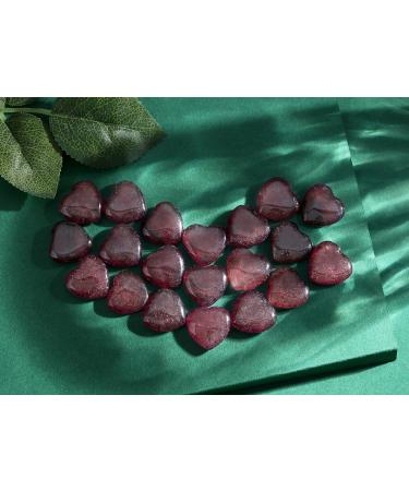 MAIBAOTA Strawberry Rose Quartz Healing Crystals Gemstones Pocket Gifts Heart-Shaped Nature Spiritual Energy for Women Men Reiki Divination Balancing Yoga Meditation 10PCS - Buy Online on GoSupps.com