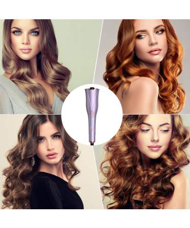 Automatic Hair Curler - Upgrade 1 Larger Curling Iron | Dual-Voltage Adjustable Temps Beach Waves Anti-Scald Fast Heating - Buy Online on GoSupps.com