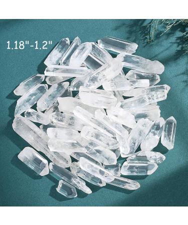 Xiannvxi Mountain Crystal Points - Bulk Raw Clear Quartz Healing Stones for Meditation & DIY Jewelry | Irregular Natural Transparent Gems - Buy Online on GoSupps.com