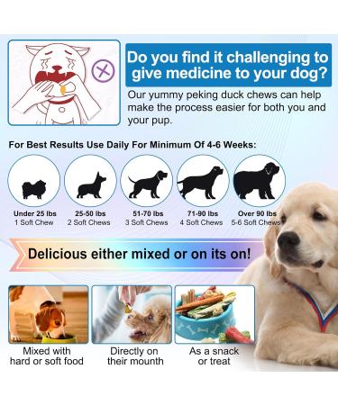 Itch and Immune Chews for Dogs Dog Allergy Relief Treats Soothe Itchy Skin Paws Eyes Ears Stop Itching Licking Sneezing Redness Chewing Paws for All Breeds and Sizes Peking Duck 150 Chews - Buy Online on GoSupps.com