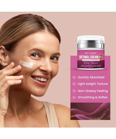 Retinol Cream 3% (Percent) Retinol Cream for Face with Hyaluronic Acid Anti-Aging Face Cream for Fine Lines and Wrinkles Hydrating Face Moisturizer with Shea Butter, Aloe Vera Retinol Cream 1.7 Fl Oz (Pack of 1) - Buy Online on GoSupps.com