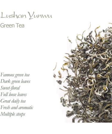 Wild Lushan Yunwu Green Tea - April Wind A Fog-clouded Chinese Tea 100g - Buy Online on GoSupps.com