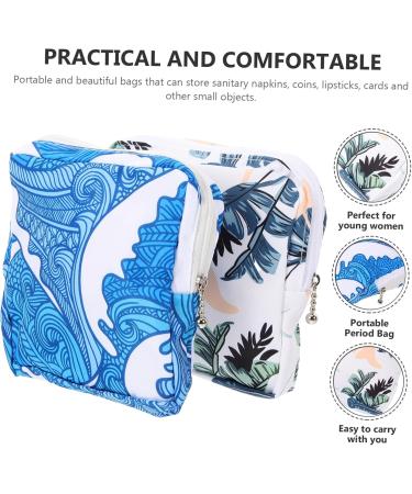 Shop Wofashpuret 2st Period Pocket Napkin Bag - Stylish Reusable Bags for Tampons Pads & Lipstick | Ideal for Travel & Hygiene - Buy Online on GoSupps.com
