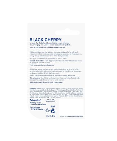 Labello Labello Pencil Black Cherry 3G - Premium Lip Balm for Hydration & Color | International Shipping Available - Buy Online on GoSupps.com