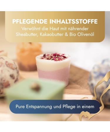 Shop Amari Luxury Vegan Bath Bombs (6 Pieces) | Relaxation Gift Set for Women | Bathing Chocolates & Accessories - Buy Online on GoSupps.com
