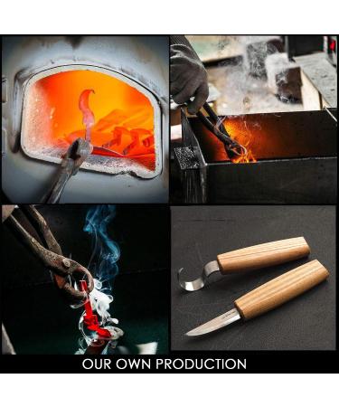 BeaverCraft S01 Wood Spoon Carving Knives Set - Professional Wood Carving Tools Kit for Beginners and Experts - Buy Online on GoSupps.com