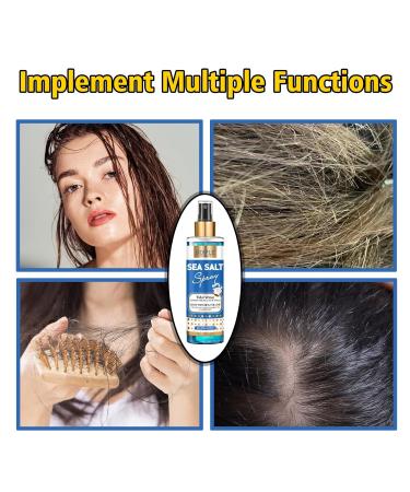 6.8 fl oz Sea Salt Spray for Hair Men & Women Natural Texture Spray for Hair Volume Adds Instant Thickness Light Hold Sea Salt Spray for Hair Hold Beach Hair Spray Easy Mist Spray for All Hair Types - Buy Online on GoSupps.com