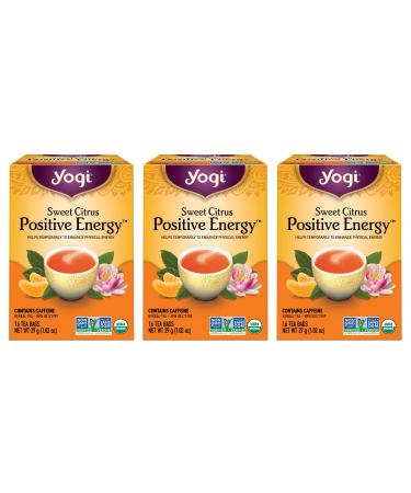 Yogi Tea - Sweet Citrus Positive Energy (3 Pack) - 48 Tea Bags