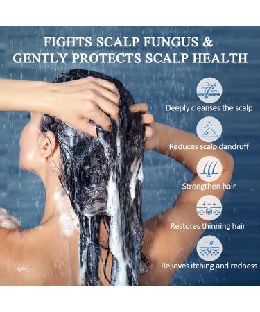  SHVYOG Anti-dandruff shampoo reduces dandruff relieves itching and redness of the scalp antifungal shampoos for seborrheic dermatitis folliculitis leather psoriasis - Buy Online on GoSupps.com