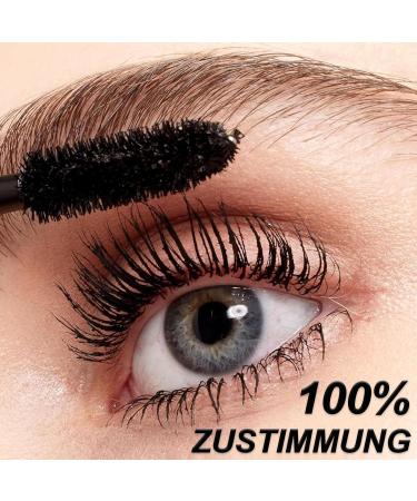  MEITREND 5D Waterproof Mascara Deep Black for Long Lashes Volume & Definition Smudge-proof and Non-Clumping with Silk Fibers Smooth Texture - Buy Online on GoSupps.com