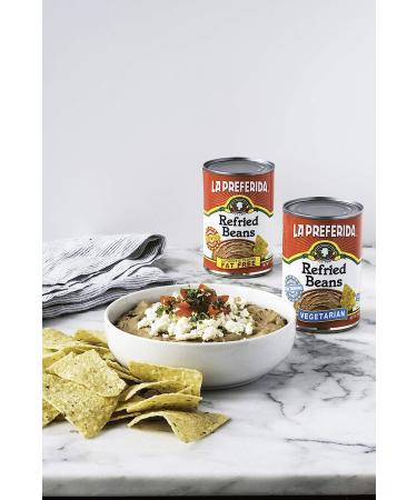 La Preferida Vegetarian Refried Beans - 16 oz | Authentic Mexican Flavor - Buy Online on GoSupps.com