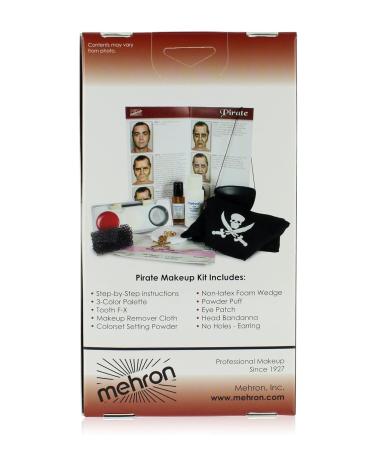 Shop Mehron Professional Makeup Kit - Pirate | High-Quality Face Paint for Cosplay & Halloween | Fast International Shipping - Buy Online on GoSupps.com