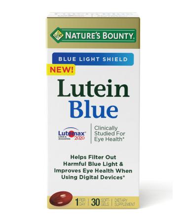 Nature's Bounty Lutein Blue 30 Softgels