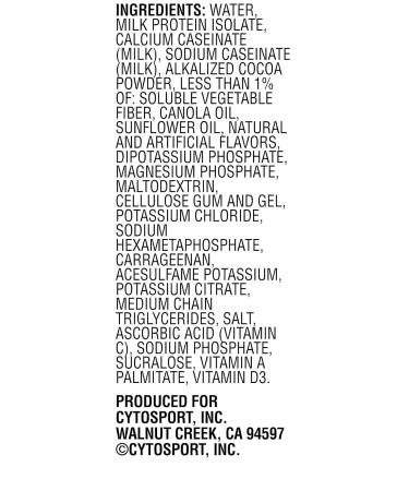 Cytosport Muscle Milk Genuine Ready-to-Drink Supplement Chocolate 11 Fl Oz (Pack of 4) - Buy Online on GoSupps.com