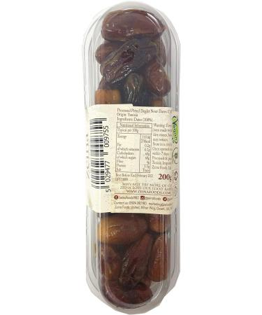 Zeina Pitted Deglet Nour Dates (4 x 200g) - Gluten Free & Vegan - Tunisian Dried Dates - Buy Online on GoSupps.com
