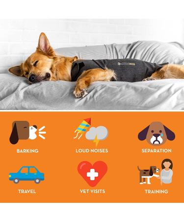 Thundershirt Classic Small Heather Grey Dog Anxiety Jacket | Calming Solution - Buy Online on GoSupps.com