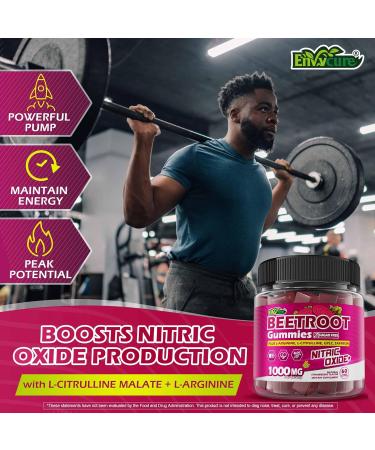 EnvyCure 2PACK Organic Beet Root Gummies with L-Citrulline & L-Arginine + Methylated Multivitamin for Men Gummies - Buy Online on GoSupps.com