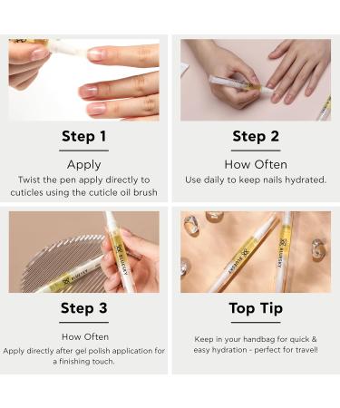 BLUESKY CUTICLE OIL PEN Huile pour cuticules pour ongles huile pour cuticules pour ongles l'amande douce nourrissante  - Buy Online on GoSupps.com