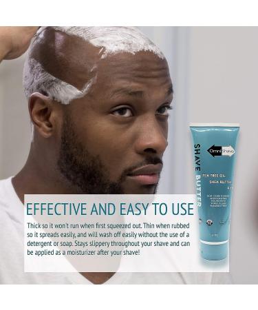 OmniShaver Shave Butter - Premium Shaving Cream for Head, Arms, Legs & Body - 6 oz - Buy Online on GoSupps.com