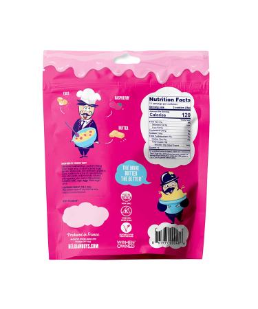 Belgian Boys Raspberry Cookie Tarts - Individually Wrapped Shortbread Treats (22 per Pouch) - Non-GMO, No Preservatives - Buy Online on GoSupps.com