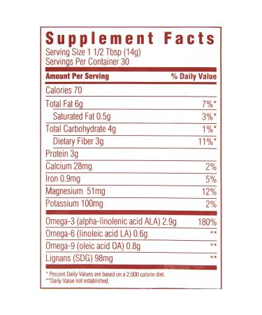 Spectrum Organic Whole Flaxseed 15 Oz - Nutrient-packed Superfood for Healthy Living - Buy Online on GoSupps.com