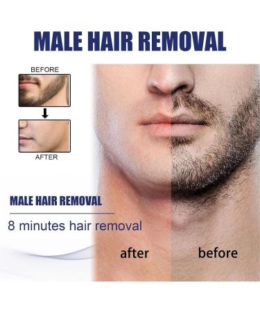 Hair Removal Cream | 60ml No Pain Soothing Depilatory | Safety Cream Skin Types Personal Beauty Face Legs Arms - Buy Online on GoSupps.com