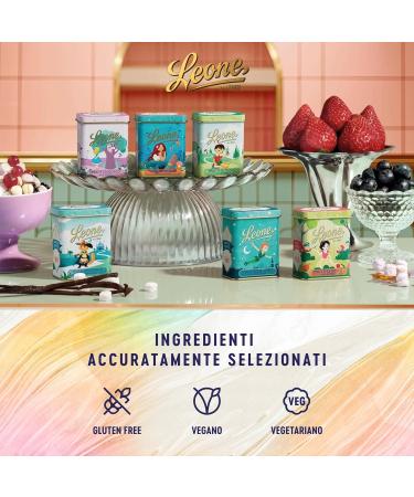 Leone depuis 1857 Petites Bo tes en m tal Pastilles Leone Collection Il tait Une Fois - Bonbons Assortis Rafra chissants et Bonbons aux Fruits des Bois 6 Petites Bo tes en m tal de 30g (6 x 30g) - Buy Online on GoSupps.com