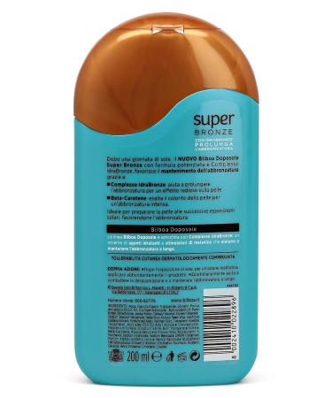 Buy Bilboa Superbronze Fetter Cream - Reinforced Formula with Beta-Carotene | 200 ml (Pack of 2) - Best for Extended Browning & Skin Moisturization - Dermatologically Tested - Buy Online on GoSupps.com
