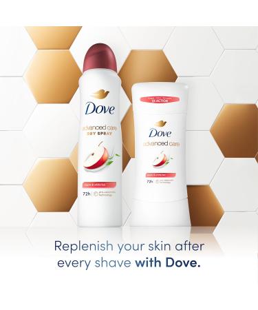 Dove Advanced Care Antiperspirant Deodorant Stick to Help Repair Skin Barrier After Shaving Apple & White Tea with 72-hour Sweat & Odor Protection 2.6 oz 10.3 Ounce (Pack of 1) Apple - Buy Online on GoSupps.com