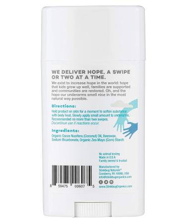 Stinkbug Naturals Unscented All Natural Deodorant - 2.1 Ounce - Buy Online on GoSupps.com