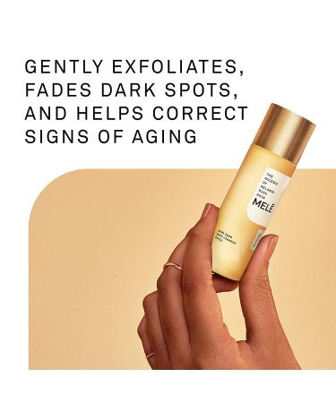 Mele Post Cleanse Tonic with Lactic Acid and Vitamin C - 5 oz | Exfoliates, Fades Dark Spots, Corrects Signs of Aging - Buy Online on GoSupps.com