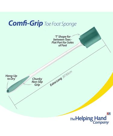 Blue Long Handled Foot Plus Toe Drive Sponge - Convenient Cleaning Tool - Buy Online on GoSupps.com