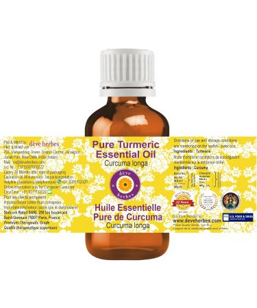 Buy Deve Herbes Pure Turmeric Essential Oil 30ml - Premium Turmeric Oil for Wellness - International Shipping Available - Buy Online on GoSupps.com
