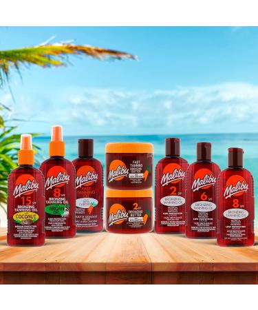 Malibu Fast Tanning Bronzing Butter 300ml - Get a Sun-Kissed Glow in Minutes - Buy Online on GoSupps.com