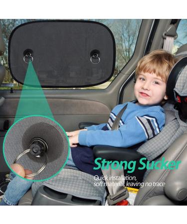 Buy Lewonpo Car Baby Sun Visor - UV Protection & Suction Cups (2 Pack) | Universal Side Window Sun Protection - Buy Online on GoSupps.com