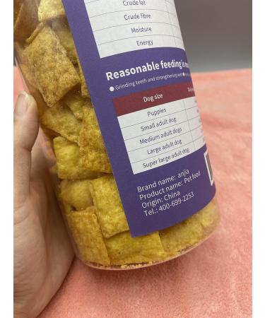 anjia Pet Food Daily Essential Natural Pet Snacks Pet Training Bonus Snacks Training Reward Biscuit - Buy Online on GoSupps.com