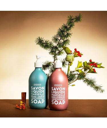 Buy Compagnie de Provence Liquid Marseille Soap - Festive Pine & Woodland Spice | Holiday in Provence Duo - International Shipping Available - Buy Online on GoSupps.com