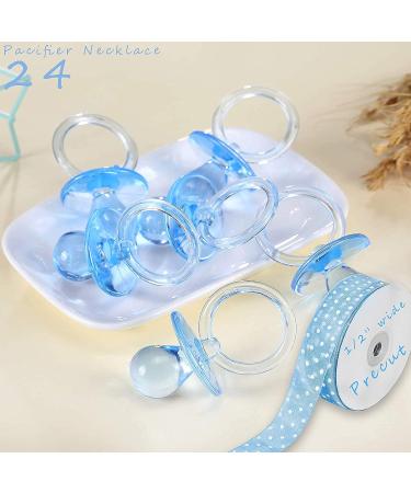 JC HUMMINGBIRD 24pc Blue Pacifiers Organza Necklace Party Favor - Buy Online on GoSupps.com