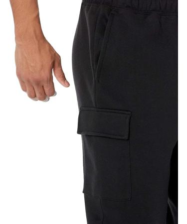 Amazon Essentials Men's Cargo Fleece Sweatpant - Black | Size Medium - Buy Online on GoSupps.com