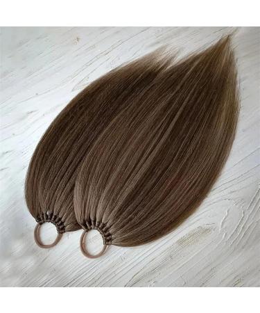 Ponytail Extensions Braiding Ponytail Extension with Elastic Tie 24" Long Yaki Straight Wrap Around Ponytail Hair Extensions Natural Soft Synthetic Hairpiece for Women for Women(Color:4) 24inches 4 - Buy Online on GoSupps.com