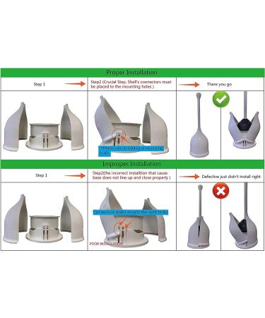Hideaway Toilet Plunger with Caddy - Heavy Duty Bathroom Plunger Set - Buy Online on GoSupps.com