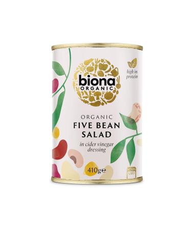 Biona Organic Five Bean Salad in Vinaigrette Dressing 0.41 kg