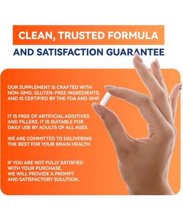 ZNC Cognitive Support Brain Supplement Nootropic for Memory Focus & Concentration Alpha GPC Ginkgo Biloba Vitamin B6 B12 Phosphatidylserine Gluten-Free 90 Capsules - Buy Online on GoSupps.com