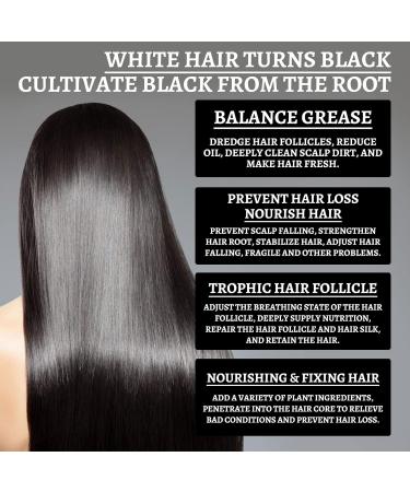 1/2/3PCS Hair Darkening Serum Darka Anti-greying Hair Serum Gray Hair Reverse Essence Ganoderma Nutrient Natural Darkening Serum Darken Your Hair Naturally Without Harming Them (1PCS) - Buy Online on GoSupps.com