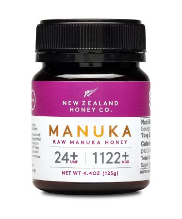 New Zealand Honey Co. Raw Manuka Honey UMF 24+ | MGO 1122+ / 4.4oz | 125g 4.4oz (125g)