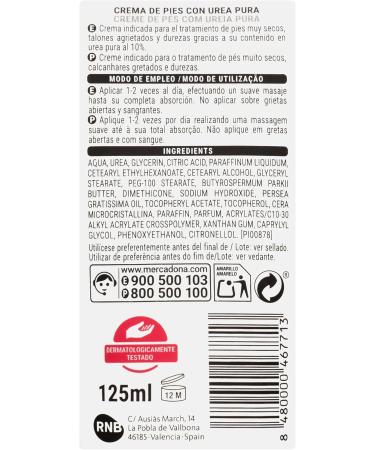  Deliplus Double Foot Repair Pack Deliplus 10% Pure Urea Foot Cream for Cracked Feet | 2 x 125ml Bottles 250ml - Buy Online on GoSupps.com