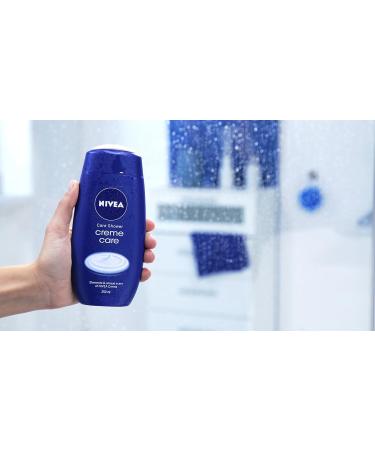 NIVEA Creme Care Shower Gel (250 ml) Mildly Scented Shower Gel with Selected Ingredients of Nivea Cream Silky Cream Shower with Pro-Vitamin and Care Oils - Buy Online on GoSupps.com
